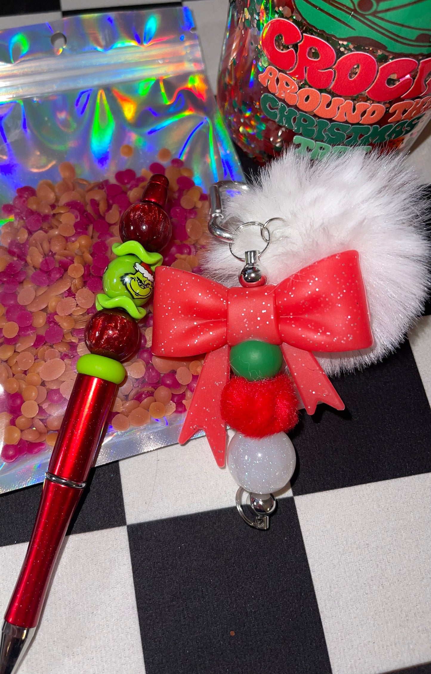 20 oz Glass with handle- Snowglobe Bundle