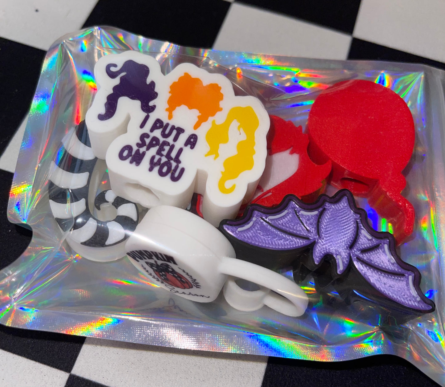 Discount Fall/Halloween Straw Toppers