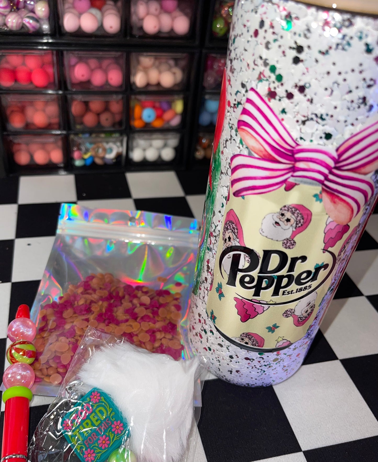 25 oz Glass with handle- Snowglobe Bundle