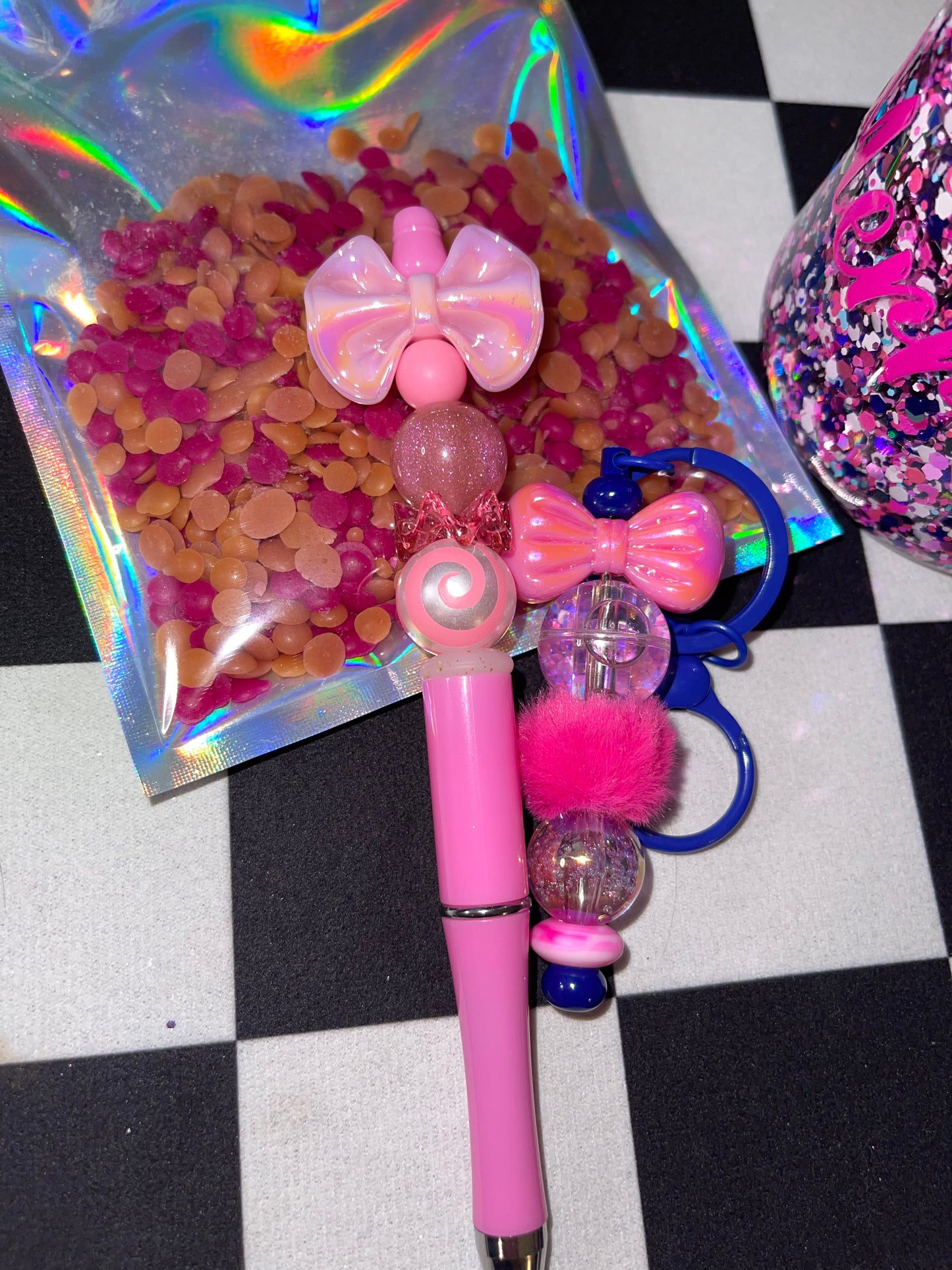 20 oz Glass with handle- Snowglobe Bundle