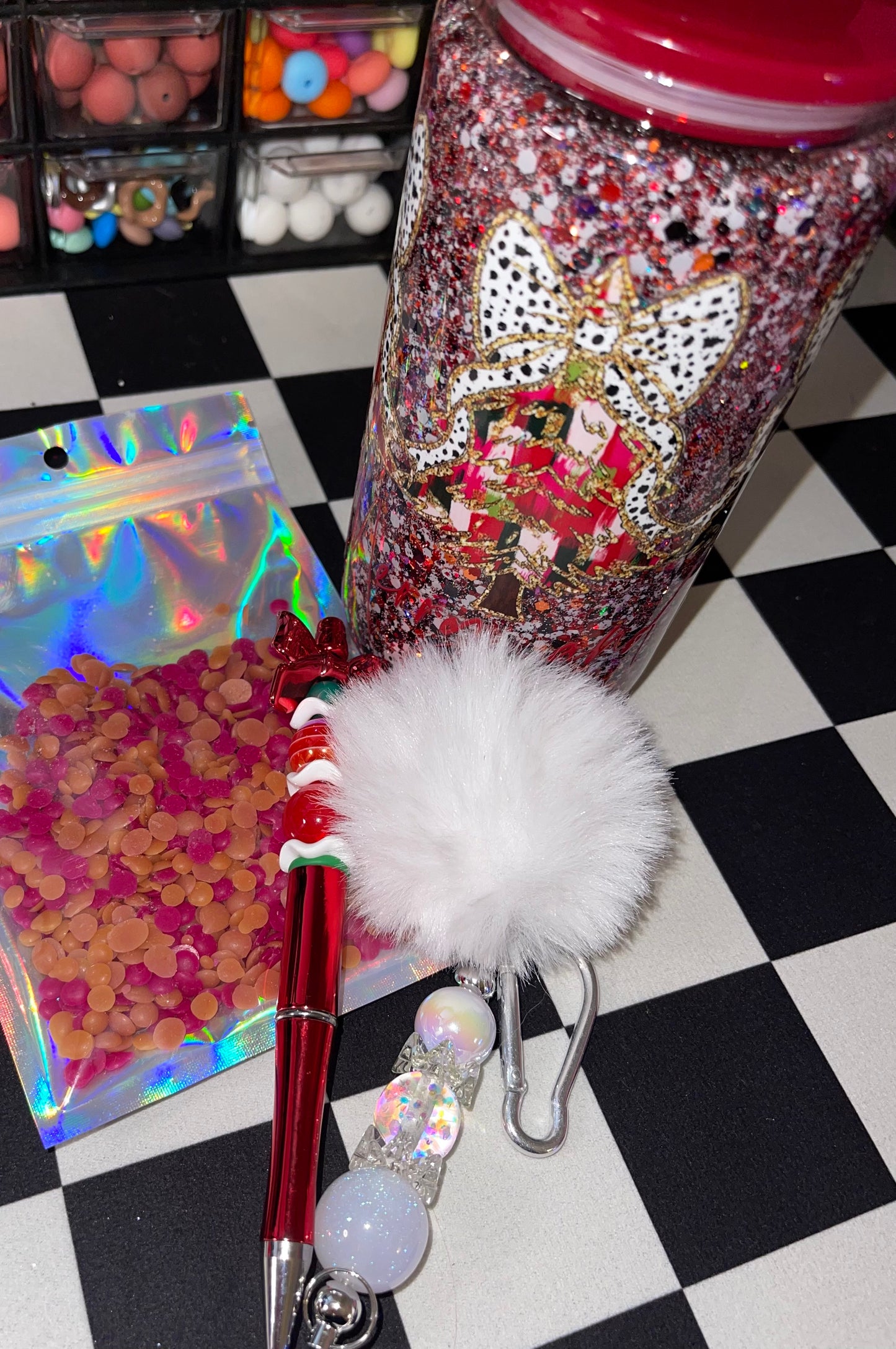 16 oz Glass Can- Snowglobe Bundle