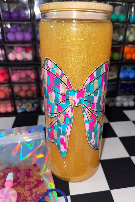 25 oz Glass with handle- Snowglobe Bundle