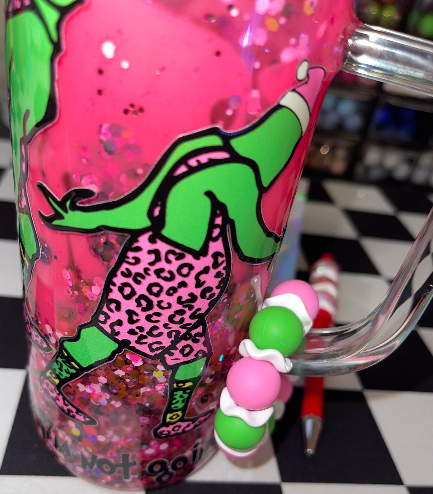 25 oz Glass with handle- Snowglobe Bundle