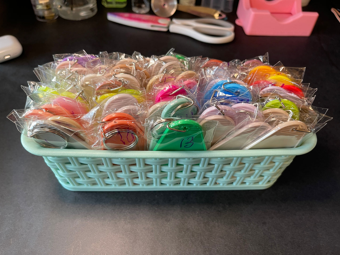 Key chain colors
