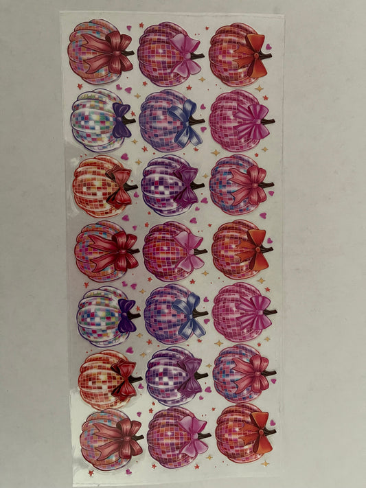 Decal F3- disco pumpkins