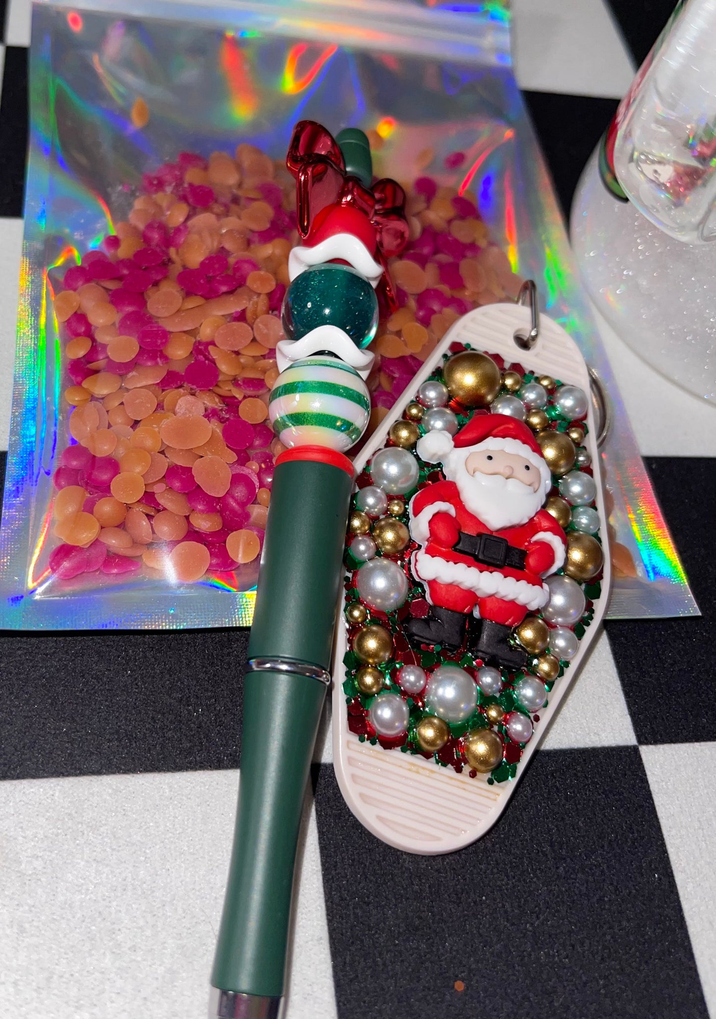 20 oz Glass with handle- Snowglobe Bundle